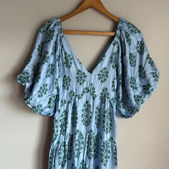 NEW Tuckernuck OMIKA Adia Baltic Ila Maxi Dress Medium - Picture 7 of 16